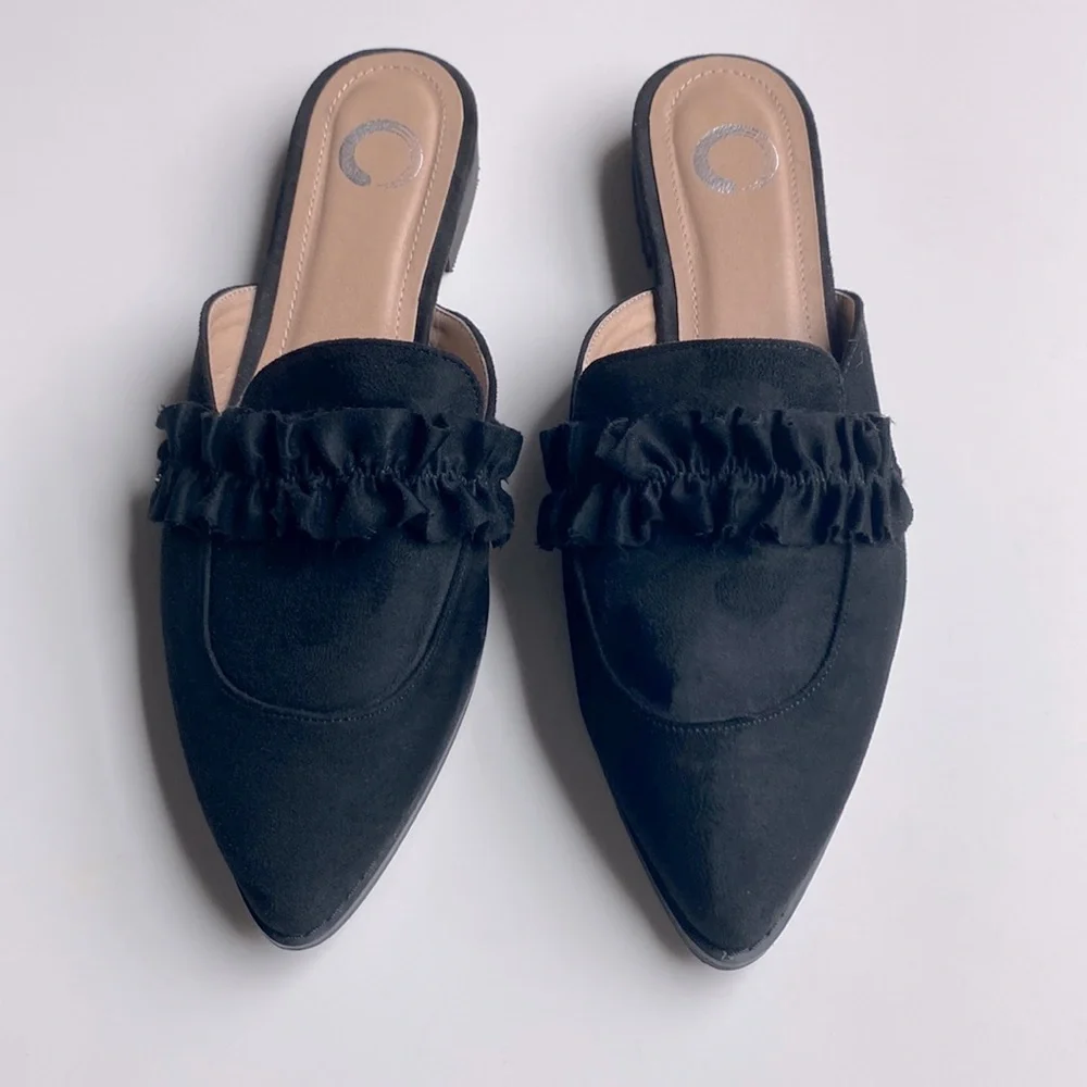 Suede slip on mule - Picture 2 of 6